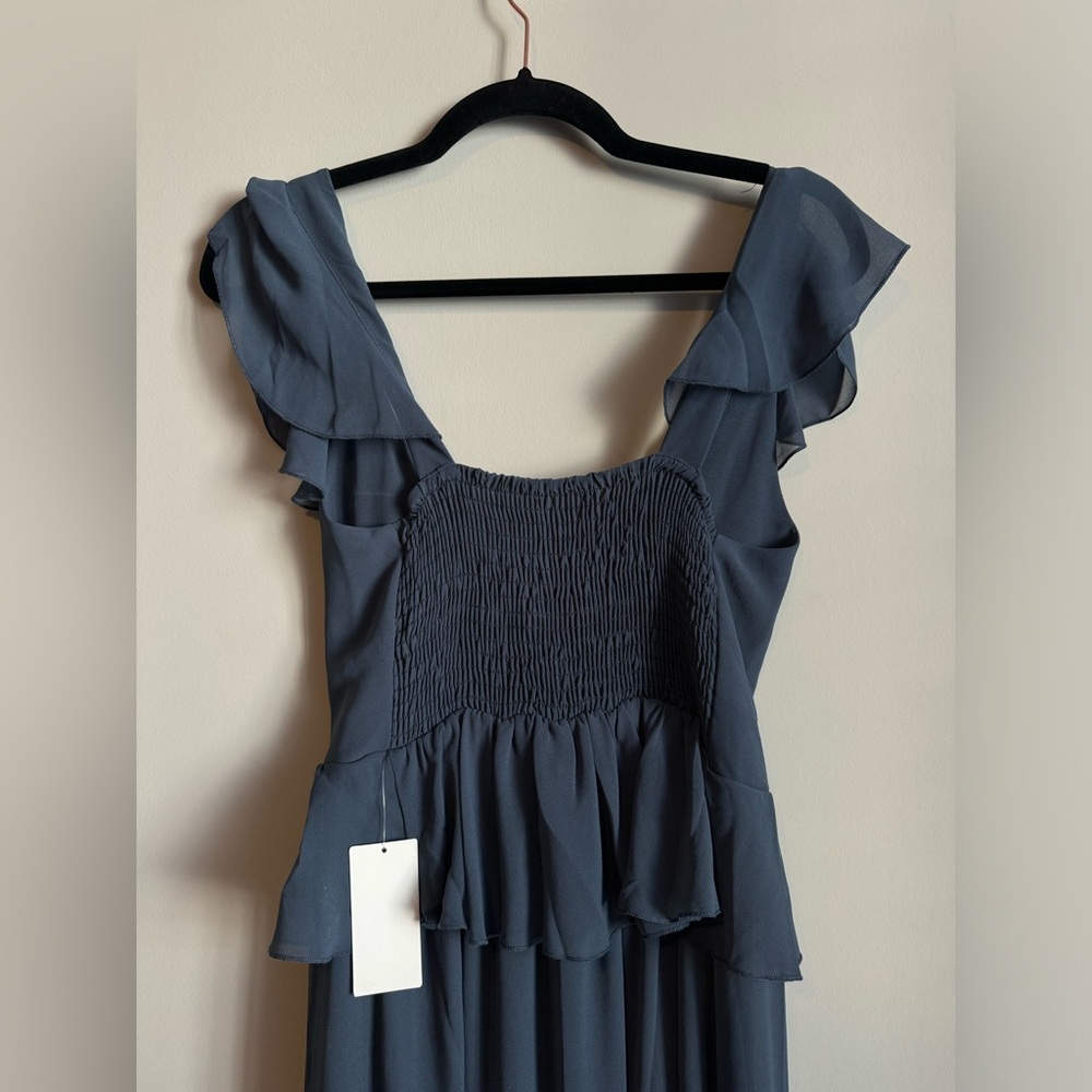 Show Me Your MuMu Blue Maxi Dress - Picture 9 of 12